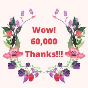 Thank You So Much! Over 60,000 Followers Now! 1/12/23